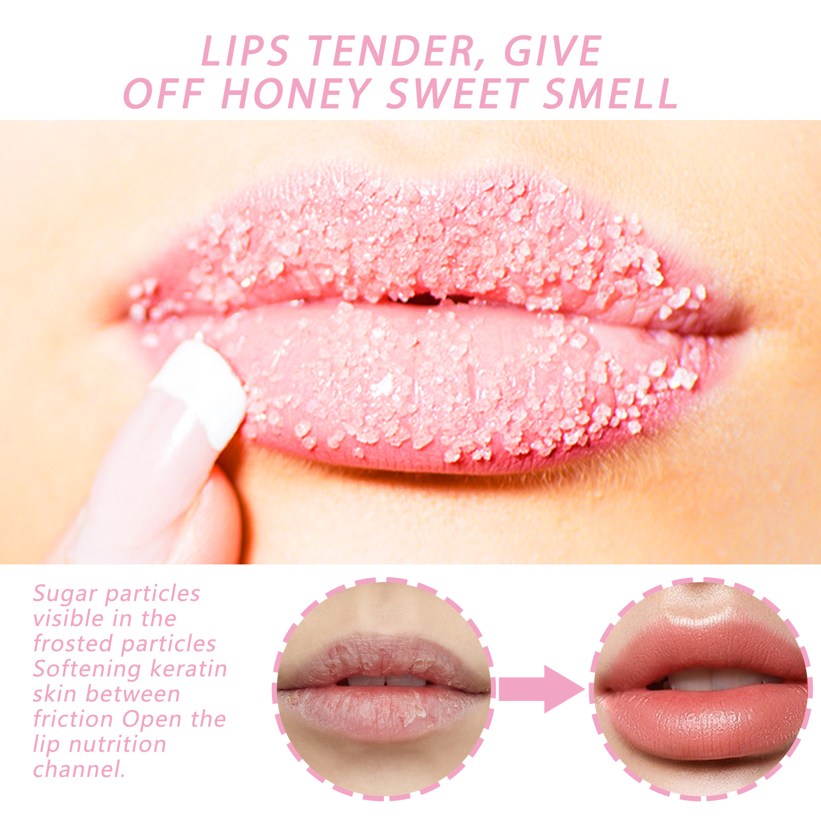 Lip Scrub Balm Exfoliating Lip Plumper Remove Dead Skin Moisturizing Pigmentation Fade Lip Lines Brighten Natural Lip Repair Treatment Beauty Health
