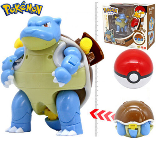 Blastoise Action Figures Deformable Pokemon Pokeball Kids Toys Gifts