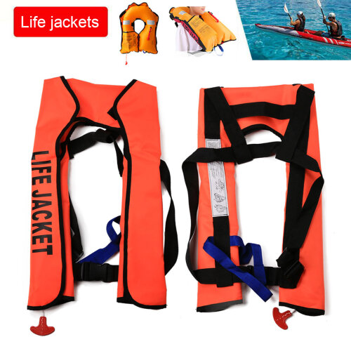 Life Jackets Adult Automatic Inflatable Kayak Swim Surf Buoyancy Vests