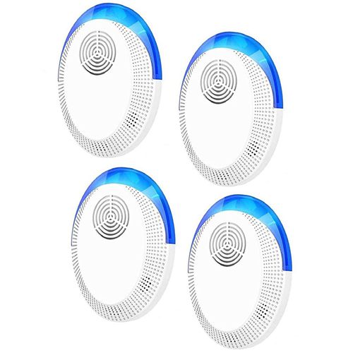 4PCS Ultrasonic Pest Repeller Electronic Mouse Repellent plug in Pest Control for Mouse Anti Rat Spider Rodent Fly Mosquitoes