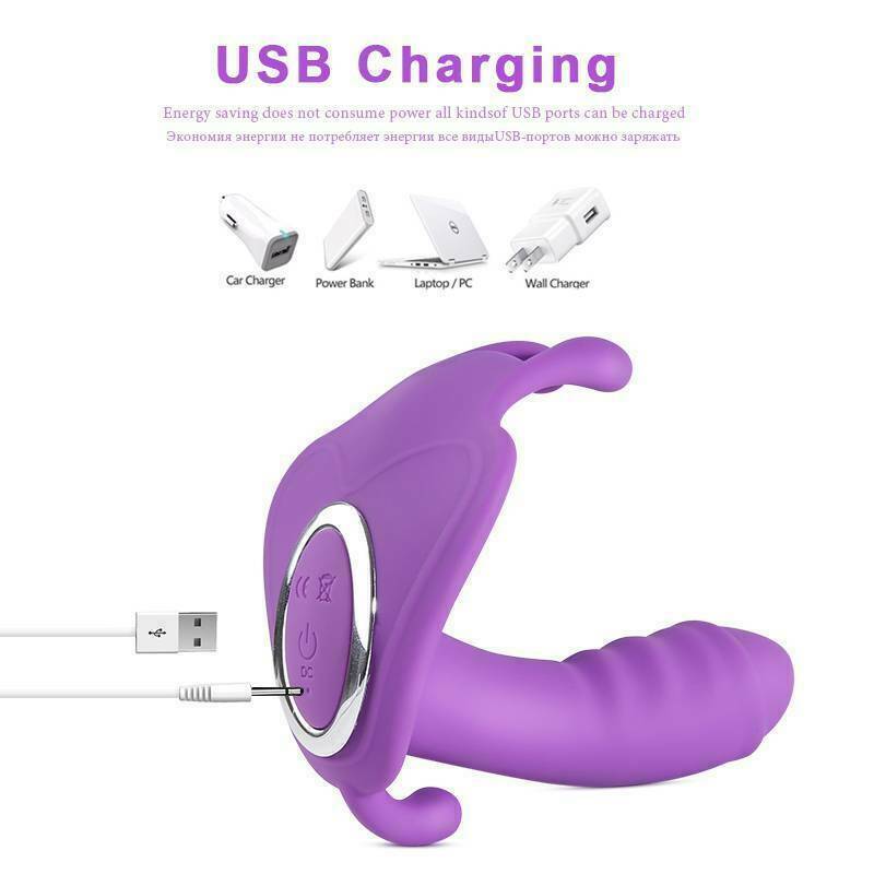 Remote Wearable Panties Dildo Vibrator G-Spot Massager Dildo Sex Toys Clitoris Thrusting Massager for Women Couple