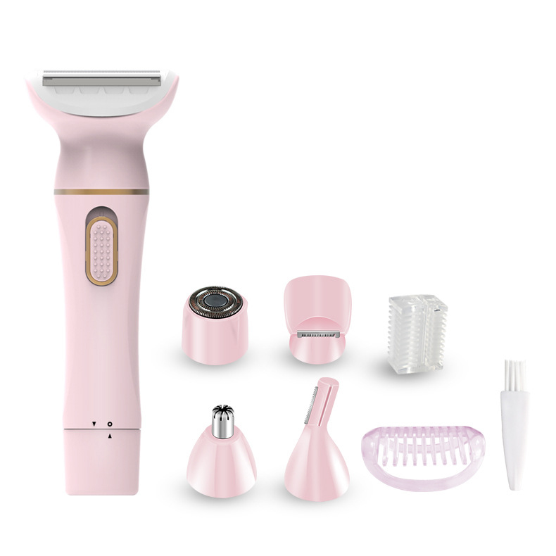 5 in1 USB Rechargeable Hair Remover for Women Multi-Functional Grooming Kit