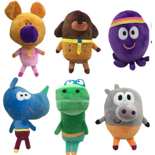6pc Hey Duggee Squirrel Club Plush Doll Toy 6Pcs