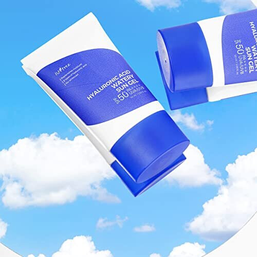 ISNTREE Hyaluronic Acid Watery Sun Gel 50ml 1.69 fl.oz 50+ PA++++ | Replenishes moisture | 8 types of hyaluronic acid | No whitecast