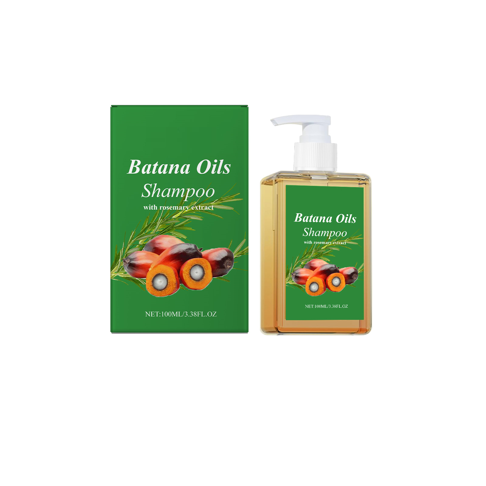 Batana Oil Shampoo Hair Strengthens Anti Loss Restore Damaged Split Hair Scalp Cleansing Dandruff Control Hair Growth Shampoo ﻿