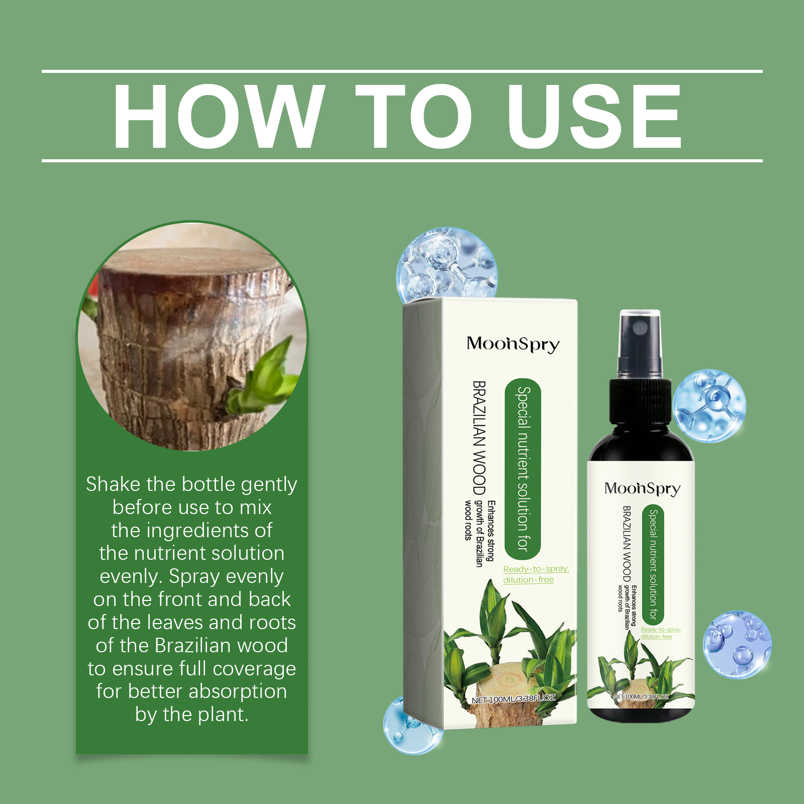 100ml Plants Liquid Fertilizers Effective Promotes Hydroponic Brazil Wood Health Growth Nutrients for Plants Flowers Fertilizer ﻿