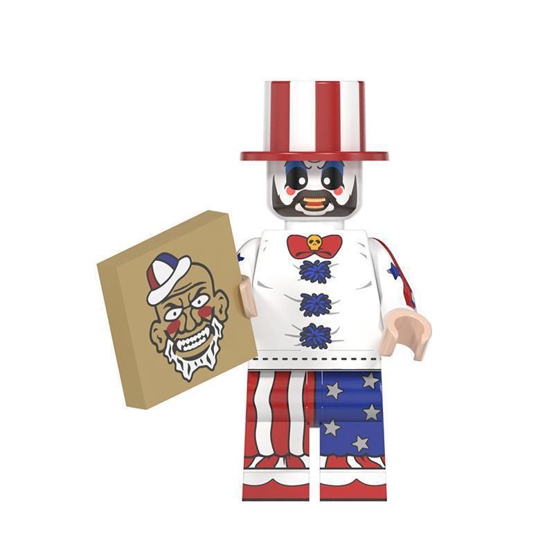 Halloween Joker Pumpkin Minifigure Movie Figure Building Blocks Mini Toys for Kids Fit Lego