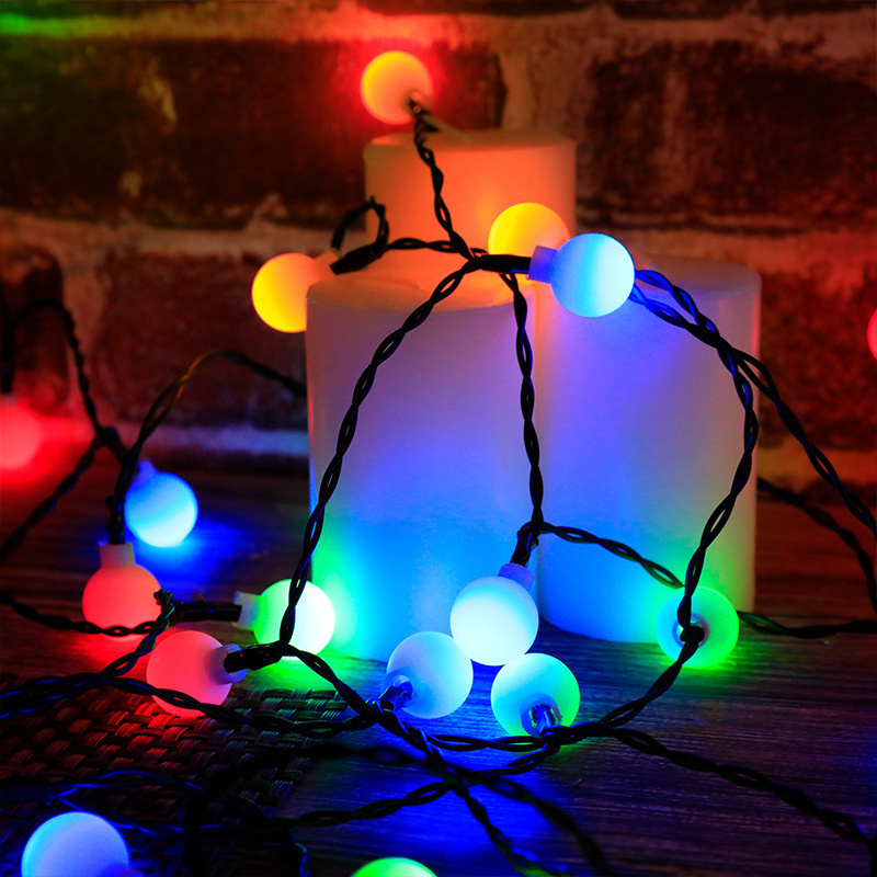 (Warm White) Solar String Lights Outdoor 200LED Solar Fairy Lights Waterproof with 8 Modes Solar Garden Lights Globe Lighting Decoration
