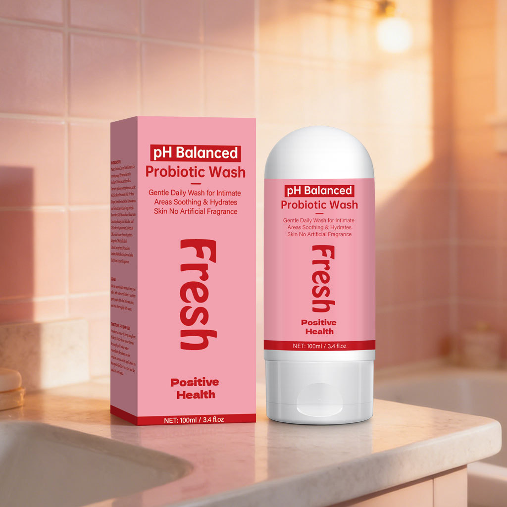 PH Balancing Probiotic Wash For Gentle Intimate Cleansing Soothing Hydration And Daily Odor Control 100ml