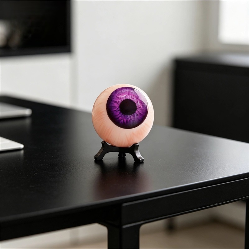 Realistic Eyeball Halloween Ornament Resin Creative Home Desktop Decoration Eye Prop