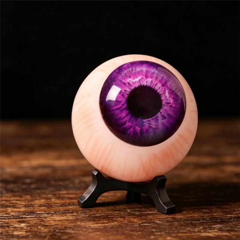 Realistic Eyeball Halloween Ornament Resin Creative Home Desktop Decoration Eye Prop