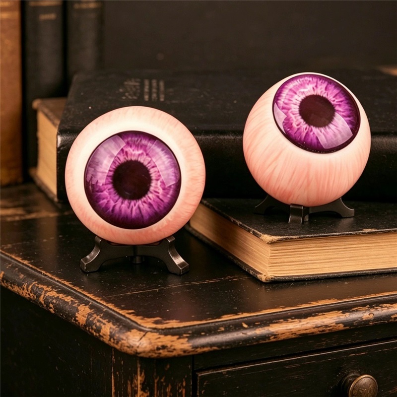Realistic Eyeball Halloween Ornament Resin Creative Home Desktop Decoration Eye Prop