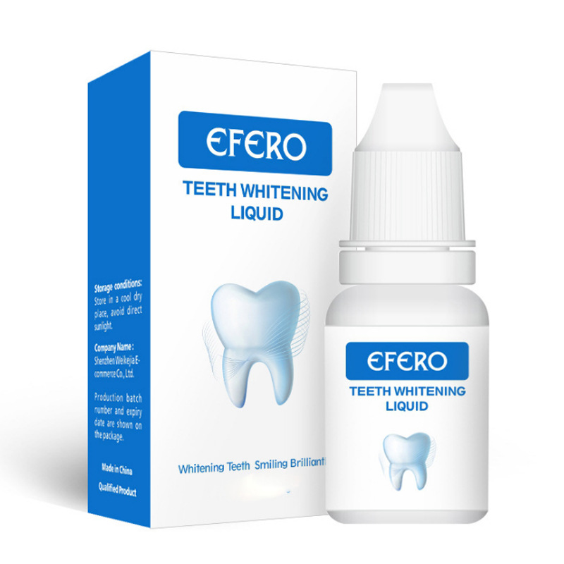 Teeth Whitening Liquid Stain Remover For Yellow And Smoke Stains Daily Oral Care 10ml