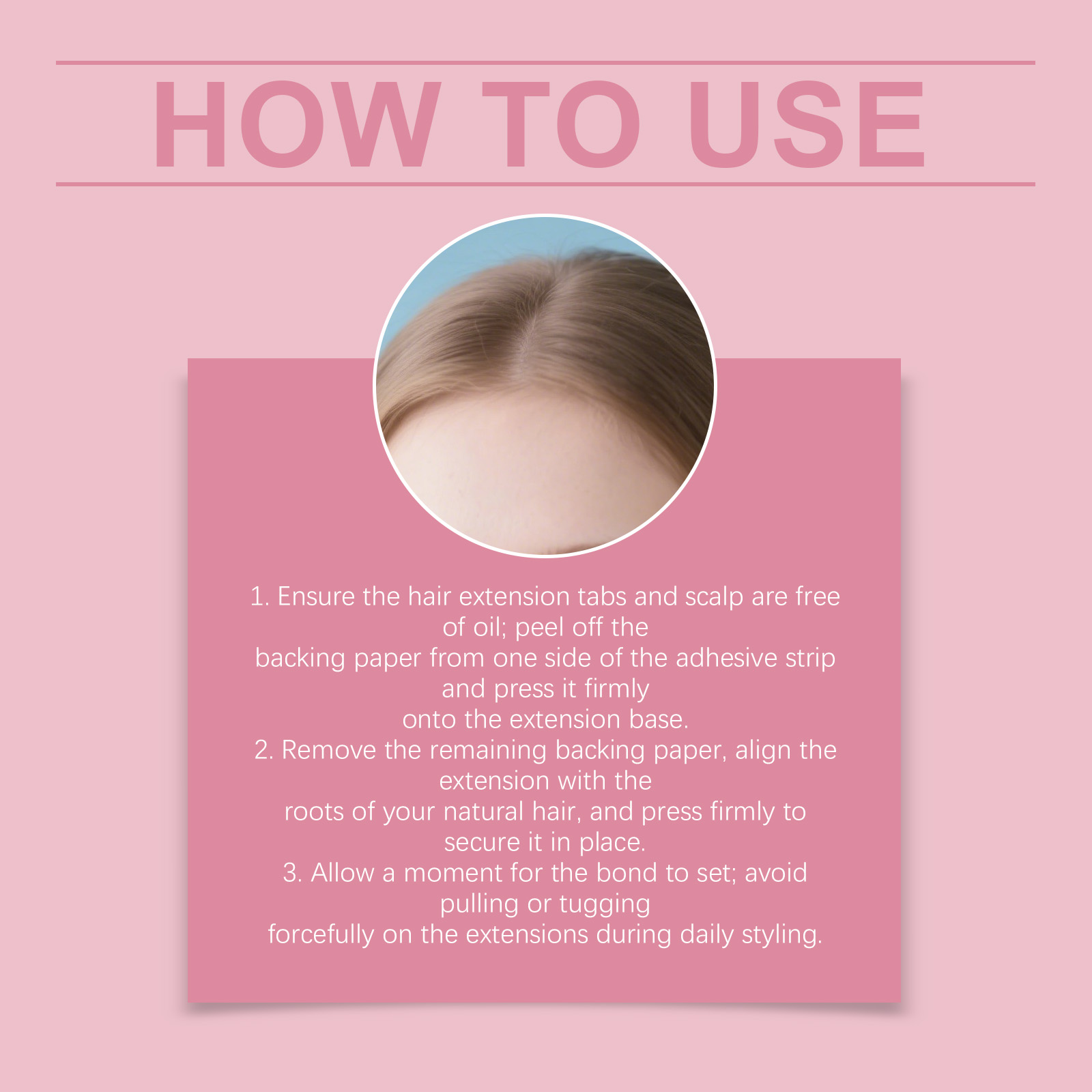 No Trace Hair Extension Tape Double Sided Strip Strong Adhesive Thin Invisible For Wig Hair Piece Hair Connect Styling