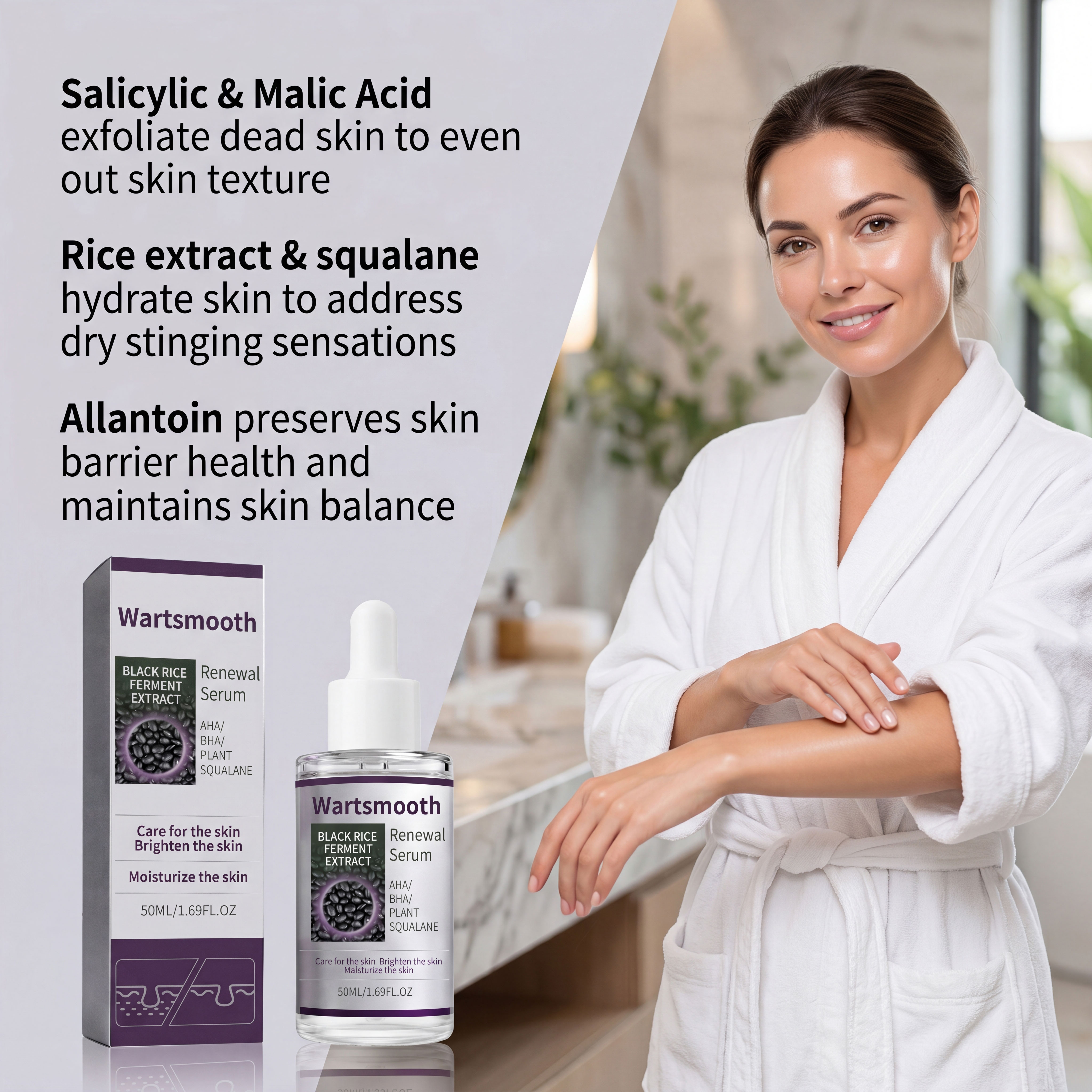 Skin Care Essence Liquid Moisturizing Water Lock Mild Gentle Hydrating Brightening For Face Body Skin