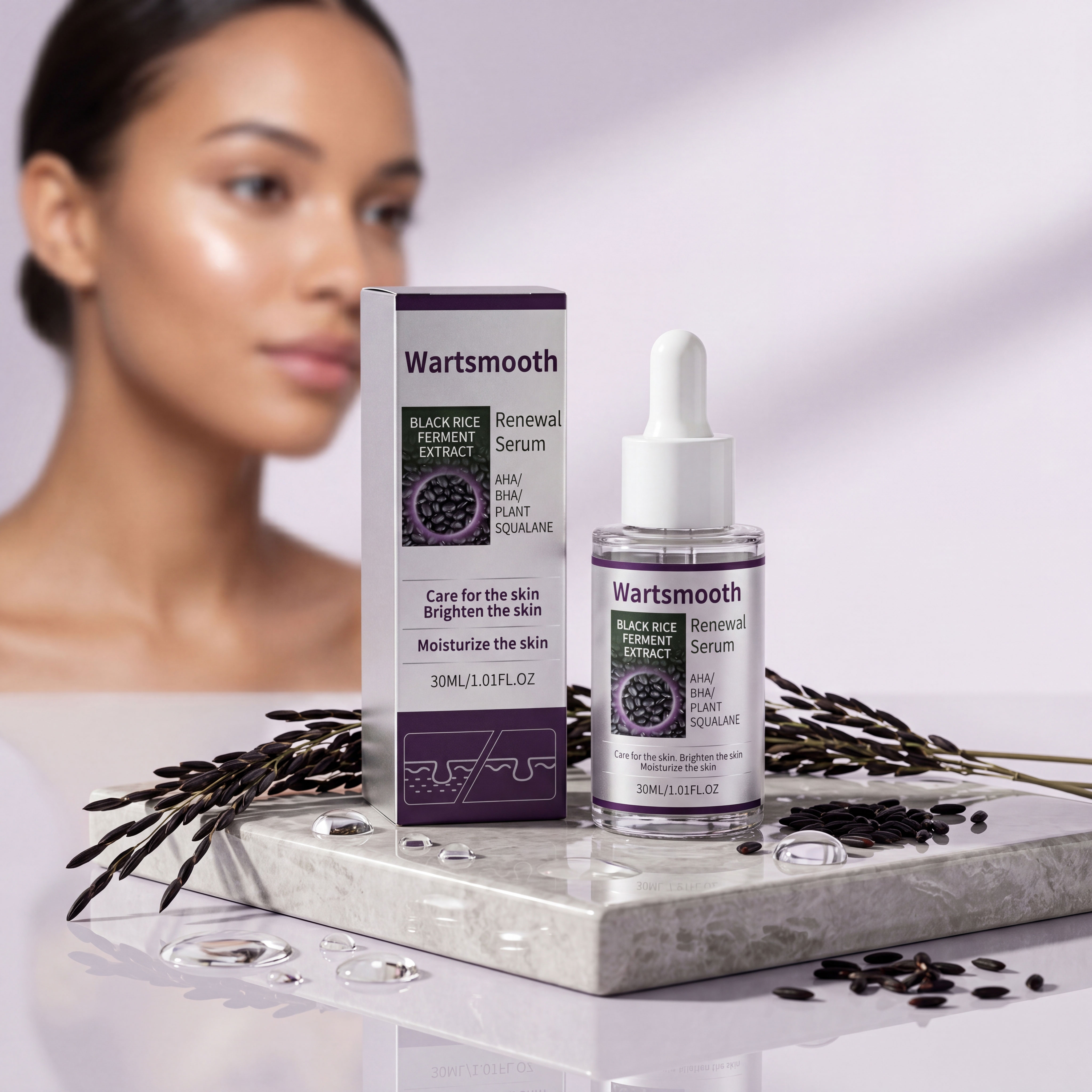 Skin Care Essence Liquid Moisturizing Water Lock Mild Gentle Hydrating Brightening For Face Body Skin