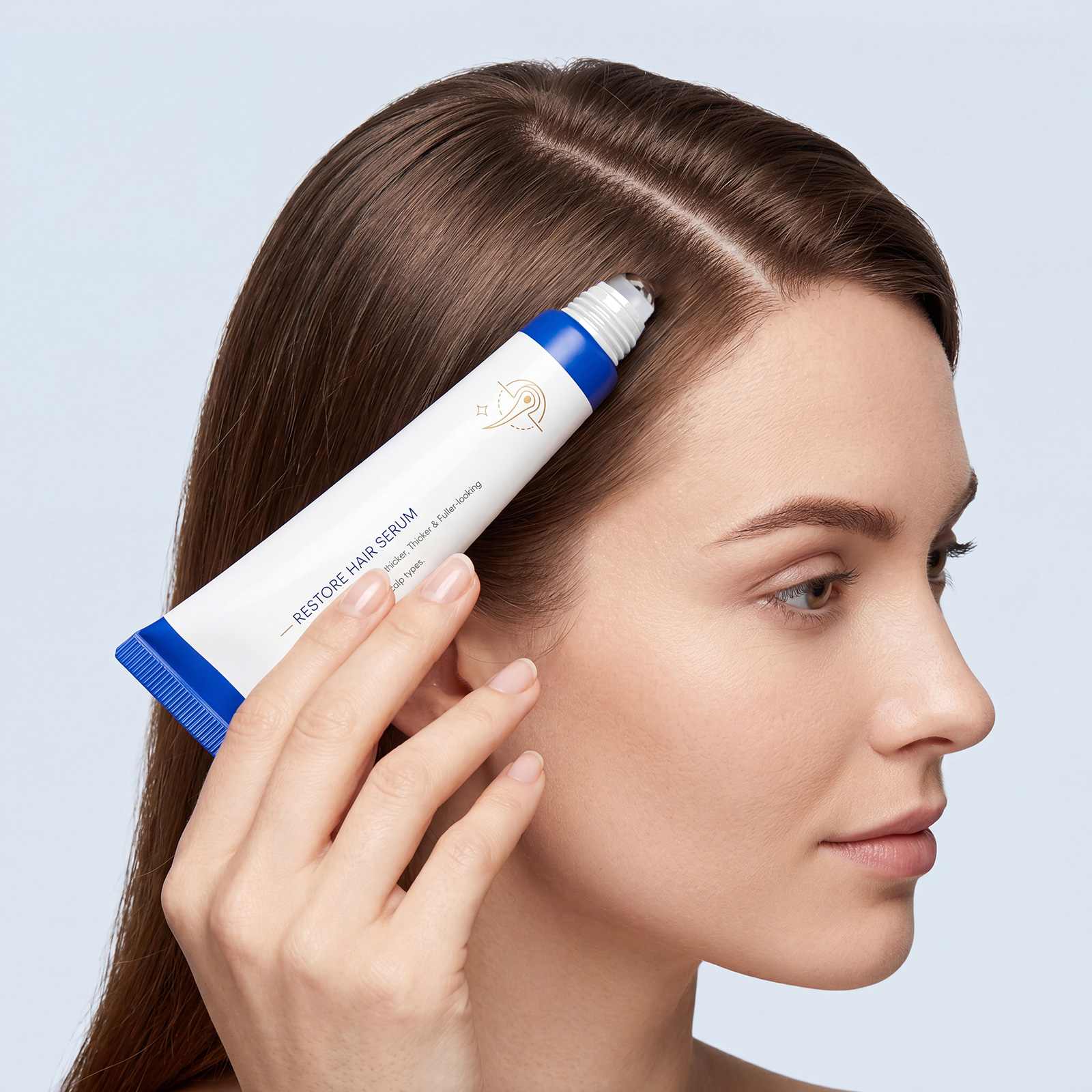 Nourishing Hair Care Essence Roller Mild Gentle Moisturizing Scalp Care Create Fluffy Hair Texture Daily Hair Scalp Treatment