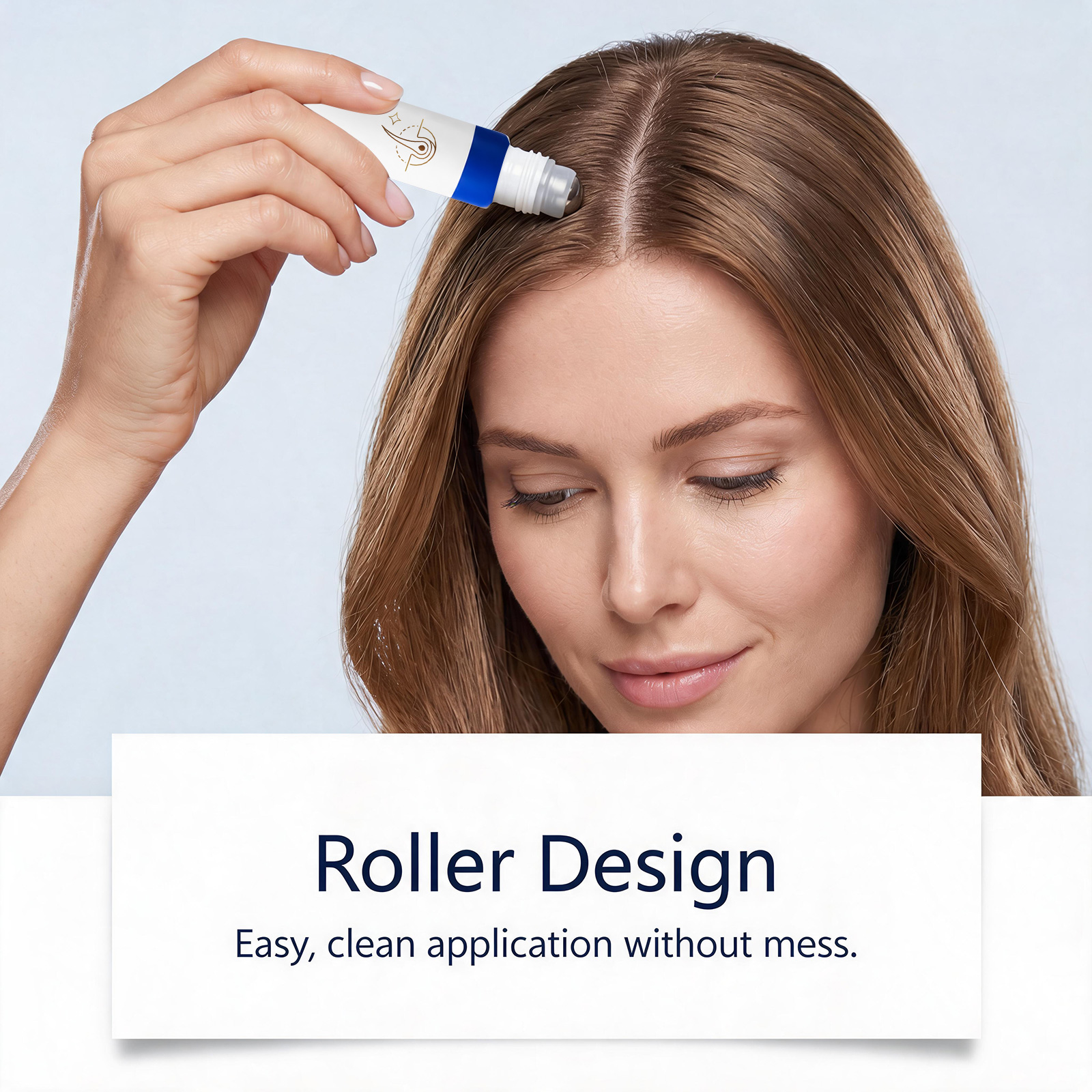 Nourishing Hair Care Essence Roller Mild Gentle Moisturizing Scalp Care Create Fluffy Hair Texture Daily Hair Scalp Treatment