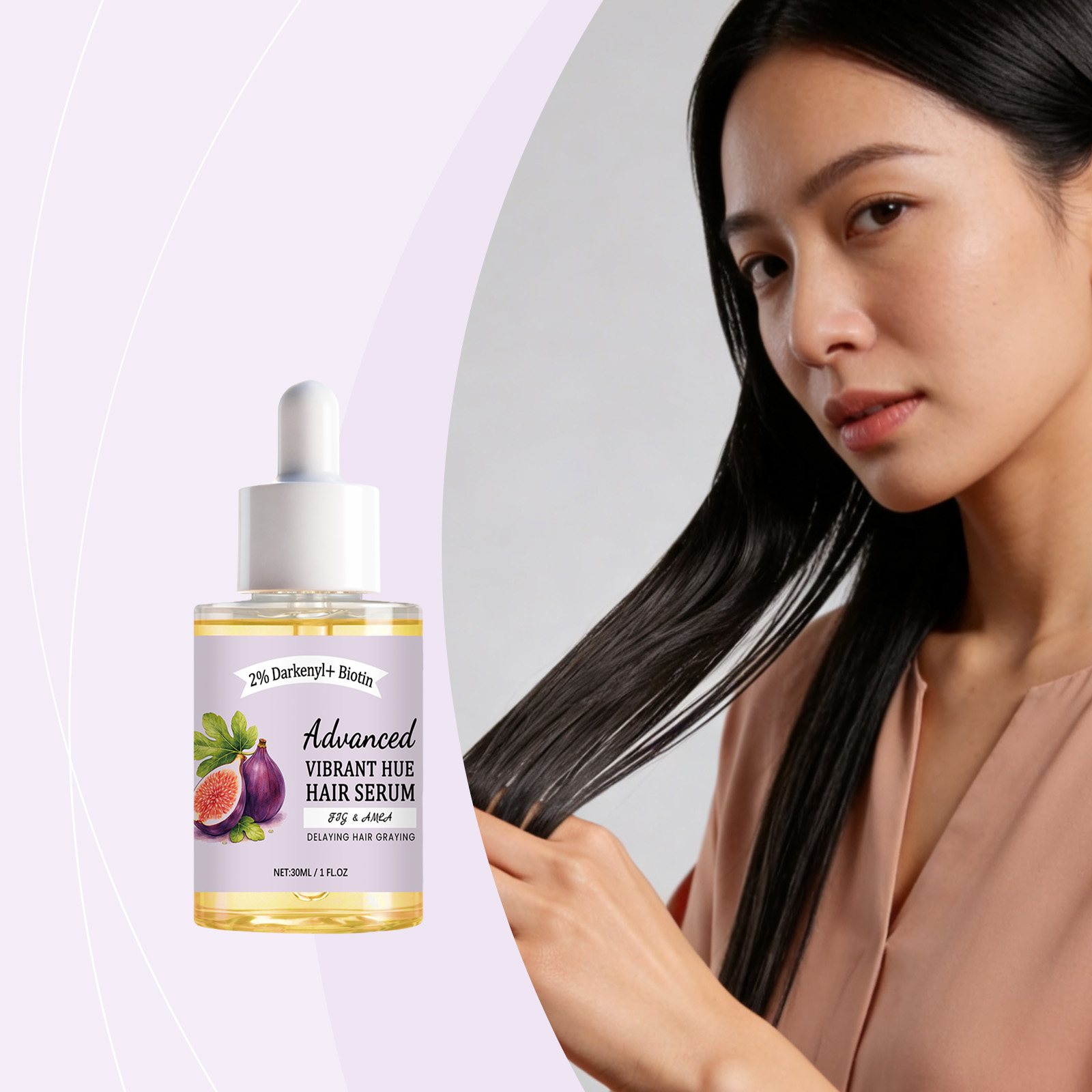 Fig Hair Care Essence Moisturizing Nourishing Soft Smoothing Repair Dry Rough All Kinds Hair Strands