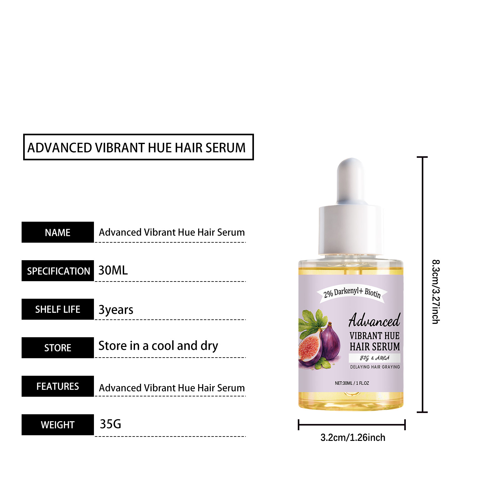 Fig Hair Care Essence Moisturizing Nourishing Soft Smoothing Repair Dry Rough All Kinds Hair Strands