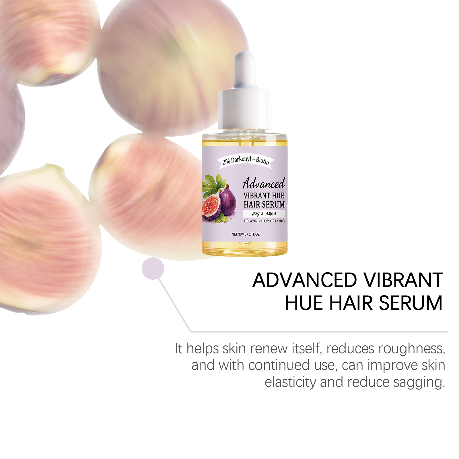 Fig Hair Care Essence Moisturizing Nourishing Soft Smoothing Repair Dry Rough All Kinds Hair Strands