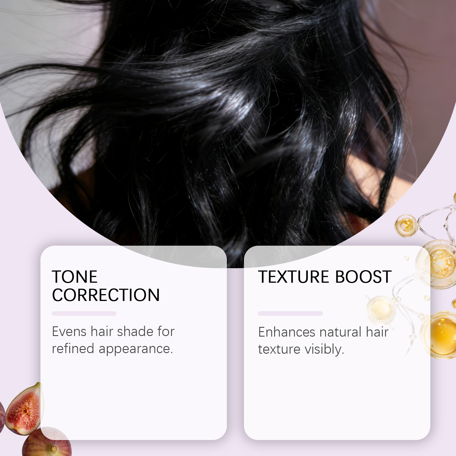 Fig Hair Care Essence Moisturizing Nourishing Soft Smoothing Repair Dry Rough All Kinds Hair Strands