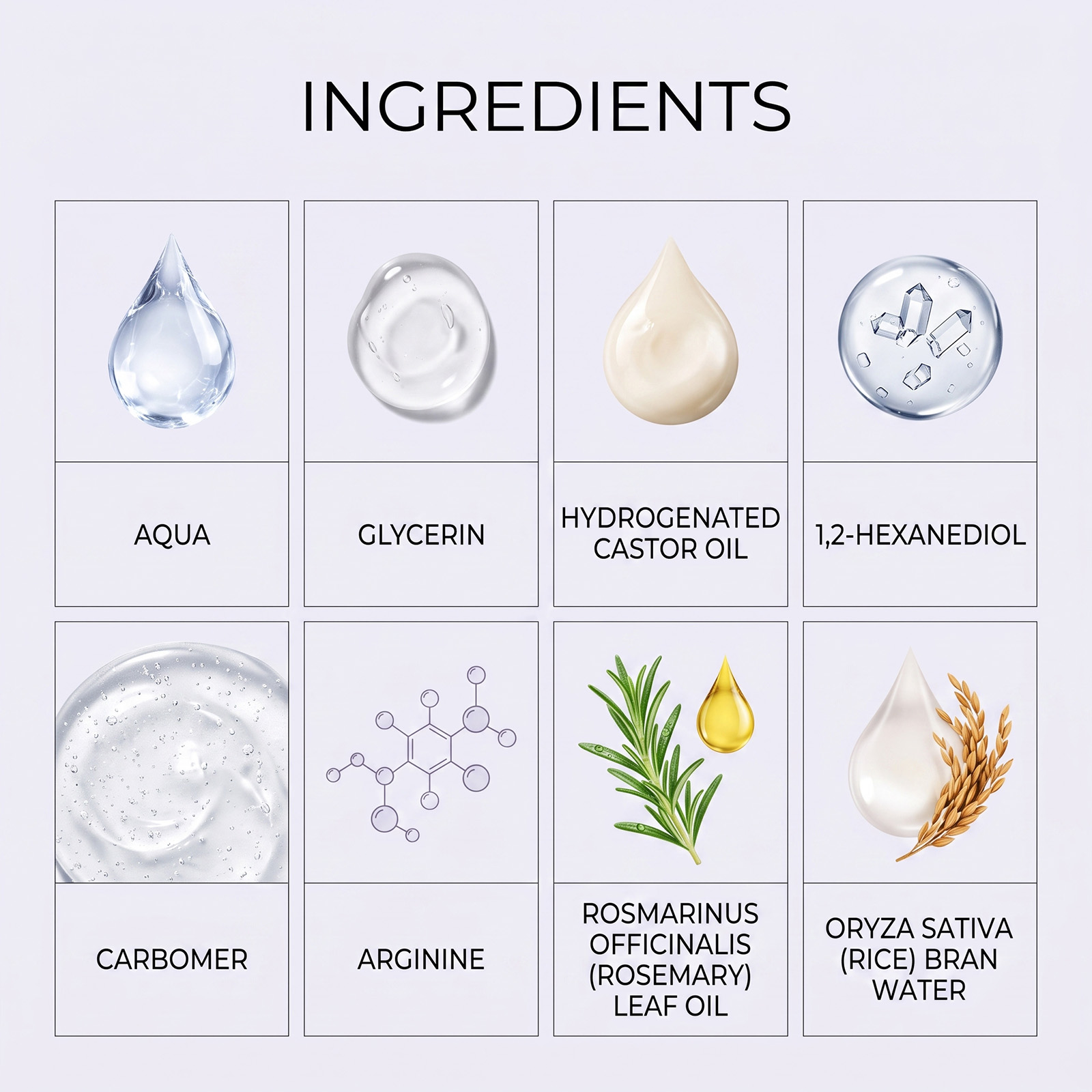Rosemary Rice Water Hair Care Spray Mild Herbal Essence Lock Moisturizer Smooth Shiny Hair