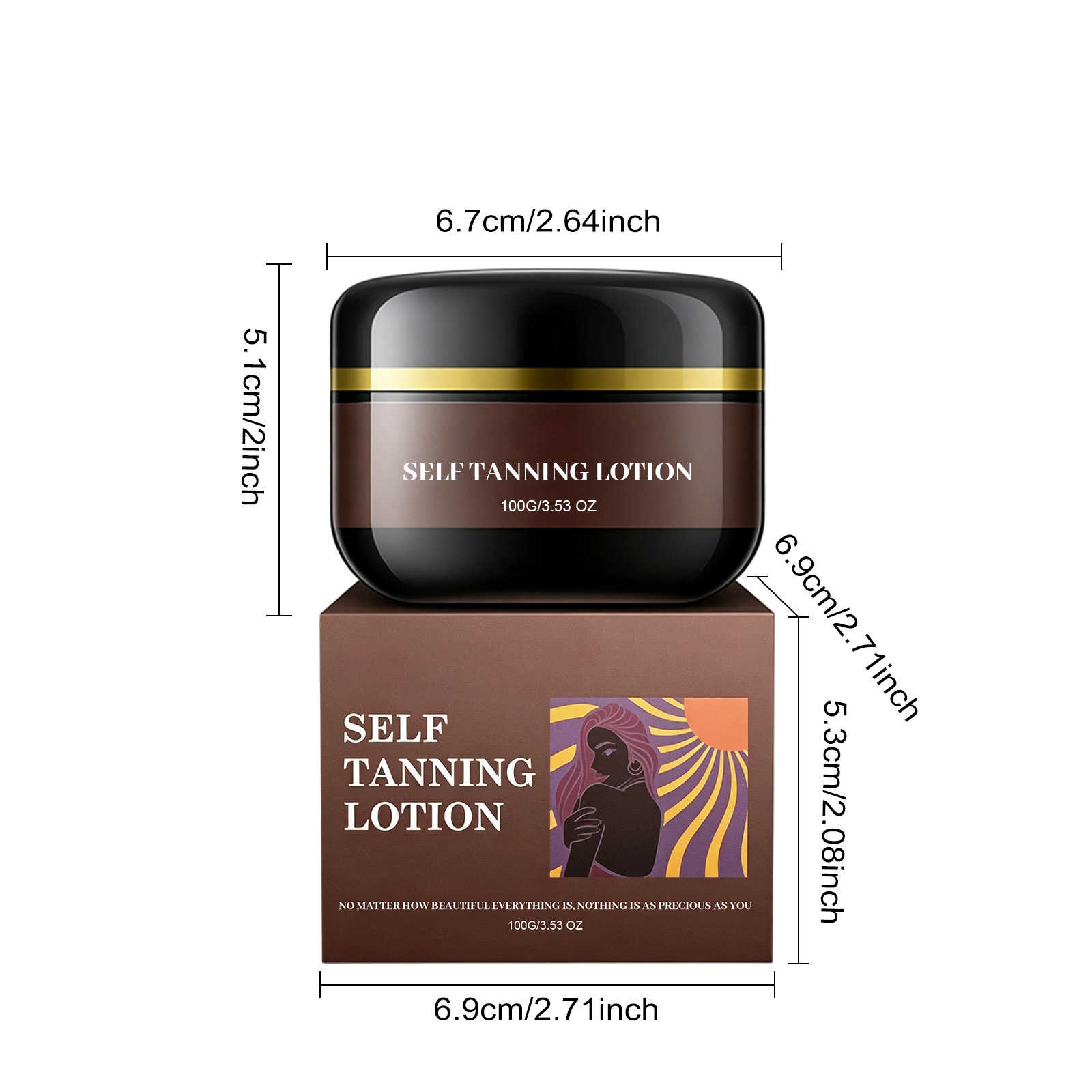 Sunless Tanning Body Lotion For Summer Outdoor Use Create Natural Bronze Healthy Skin Radiant Convenient Care