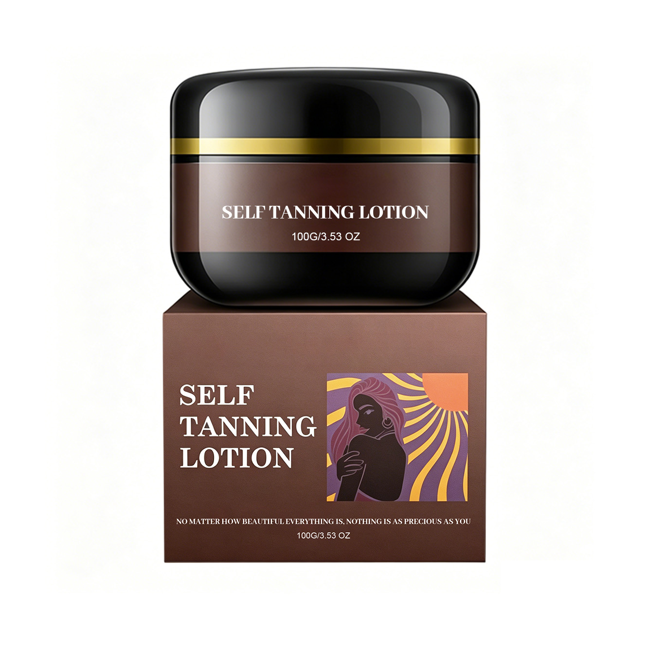 Sunless Tanning Body Lotion For Summer Outdoor Use Create Natural Bronze Healthy Skin Radiant Convenient Care