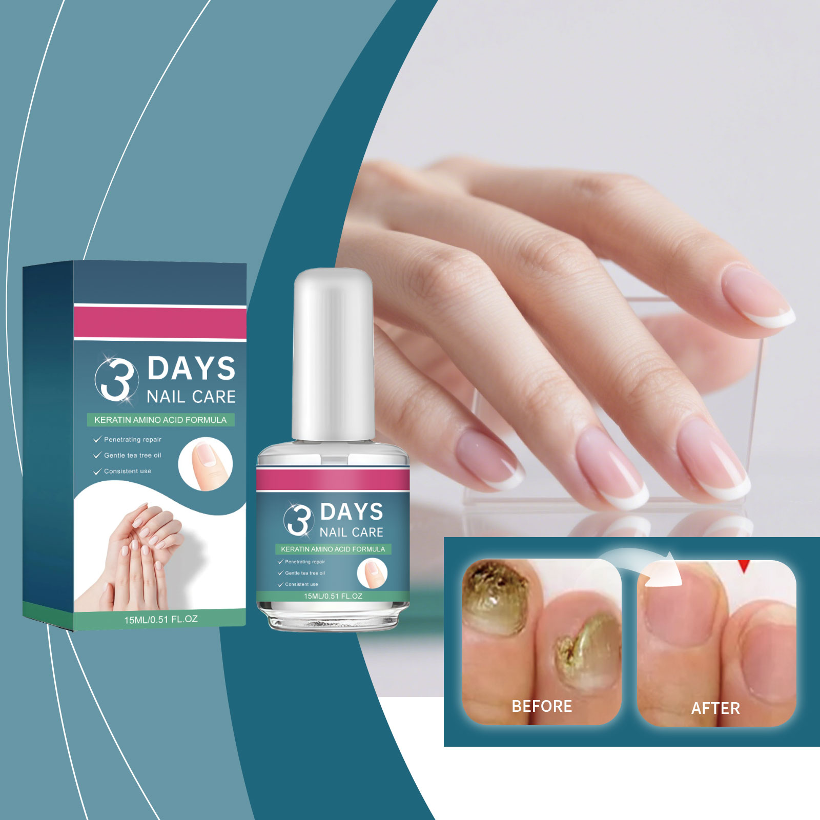 Nail Care Oil Nourish Moisturize Mild Portable Nail Surface Daily Protect Gentle Care