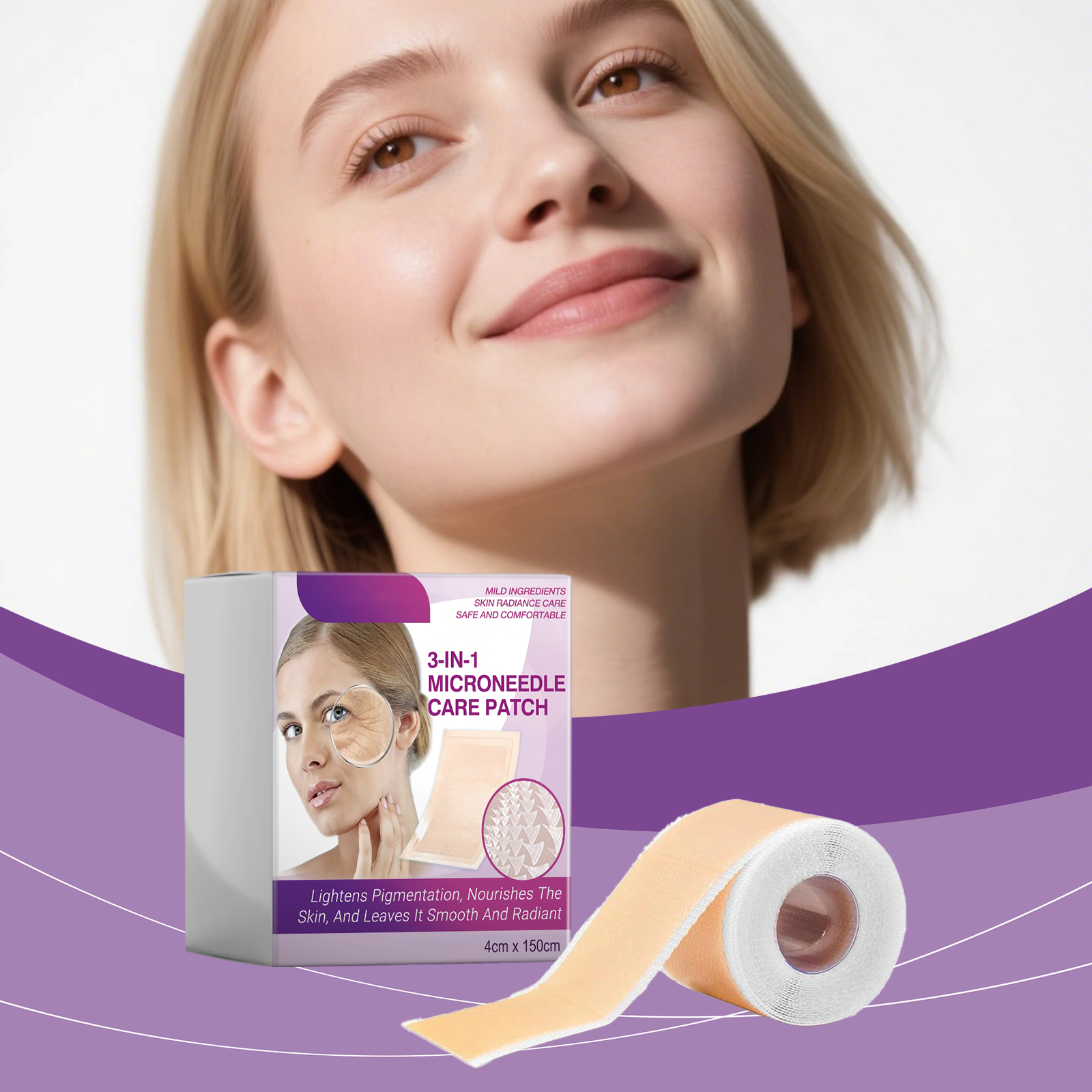 Skin Moisturizing Care Patch Soft Fit Natural Gloss Smooth Texture Clear Hydrating Easy Use Facial Skin