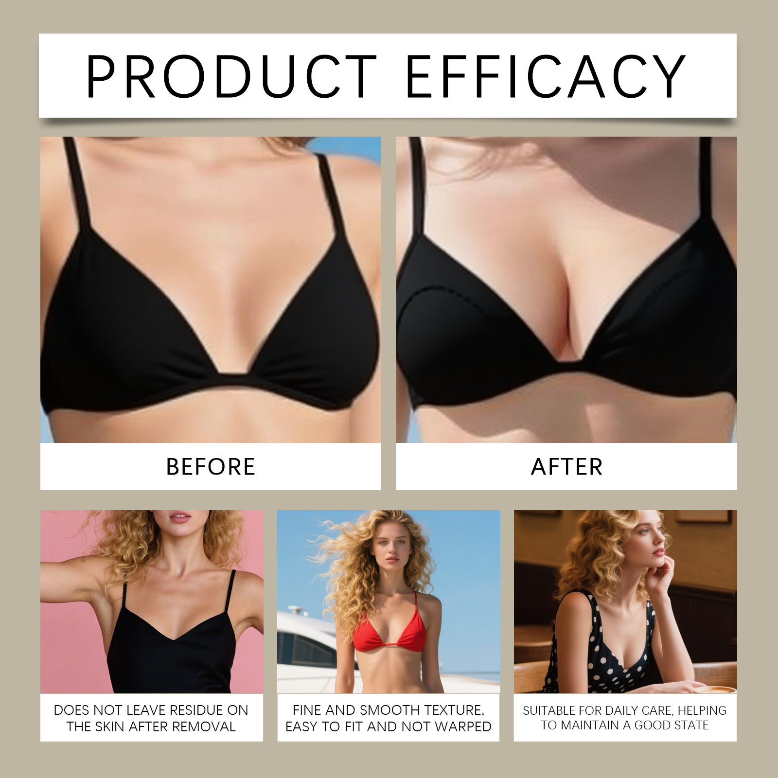Breast Care Patch Natural SkinFriendly Mild Comfortable CloseFitting EasyToUse Women Daily Breast Maintenance