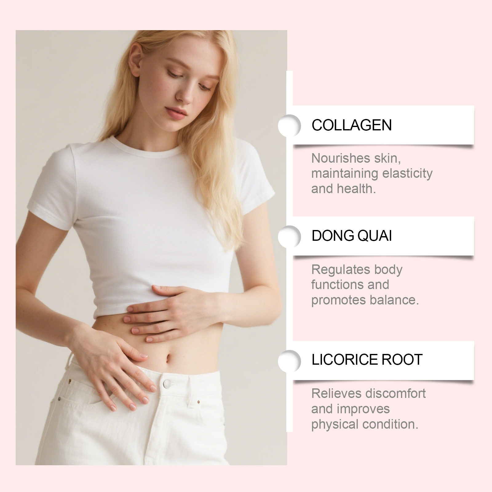 Feminine Body Care Patches Mild Ingredients Daily Nourish Protect Comfortable Skin Care For Body