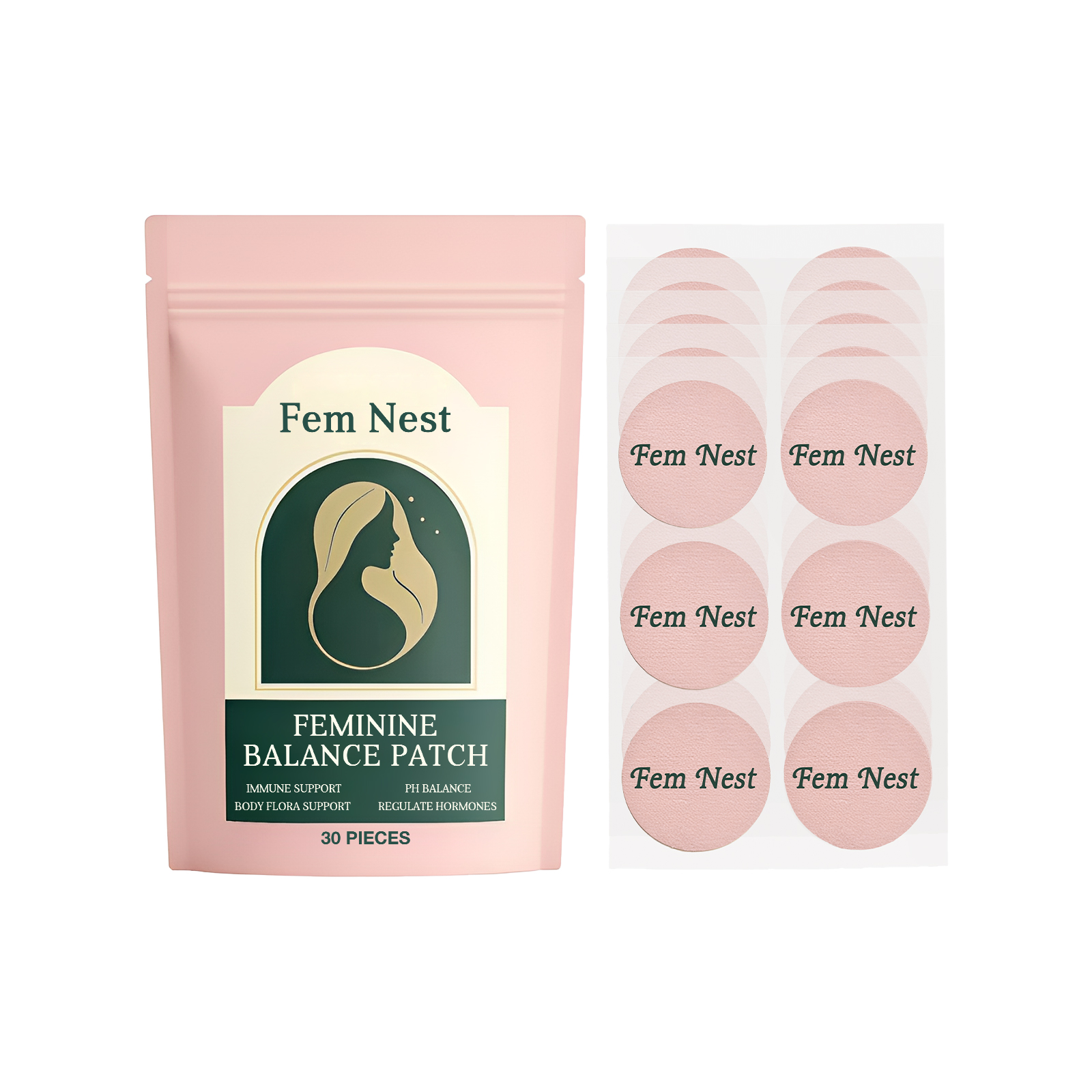 Feminine Body Care Patches Mild Ingredients Daily Nourish Protect Comfortable Skin Care For Body