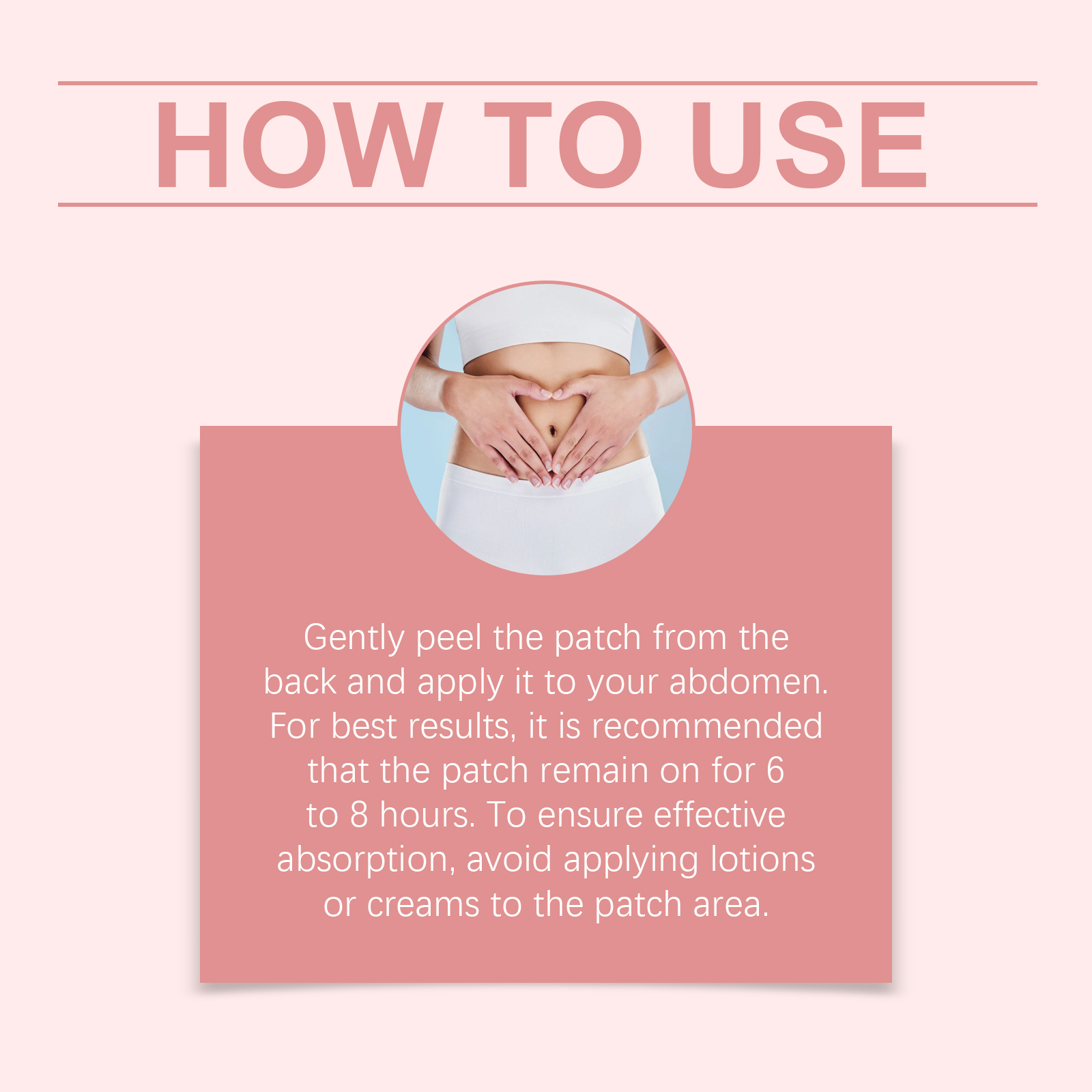 Feminine Body Care Patches Mild Ingredients Daily Nourish Protect Comfortable Skin Care For Body