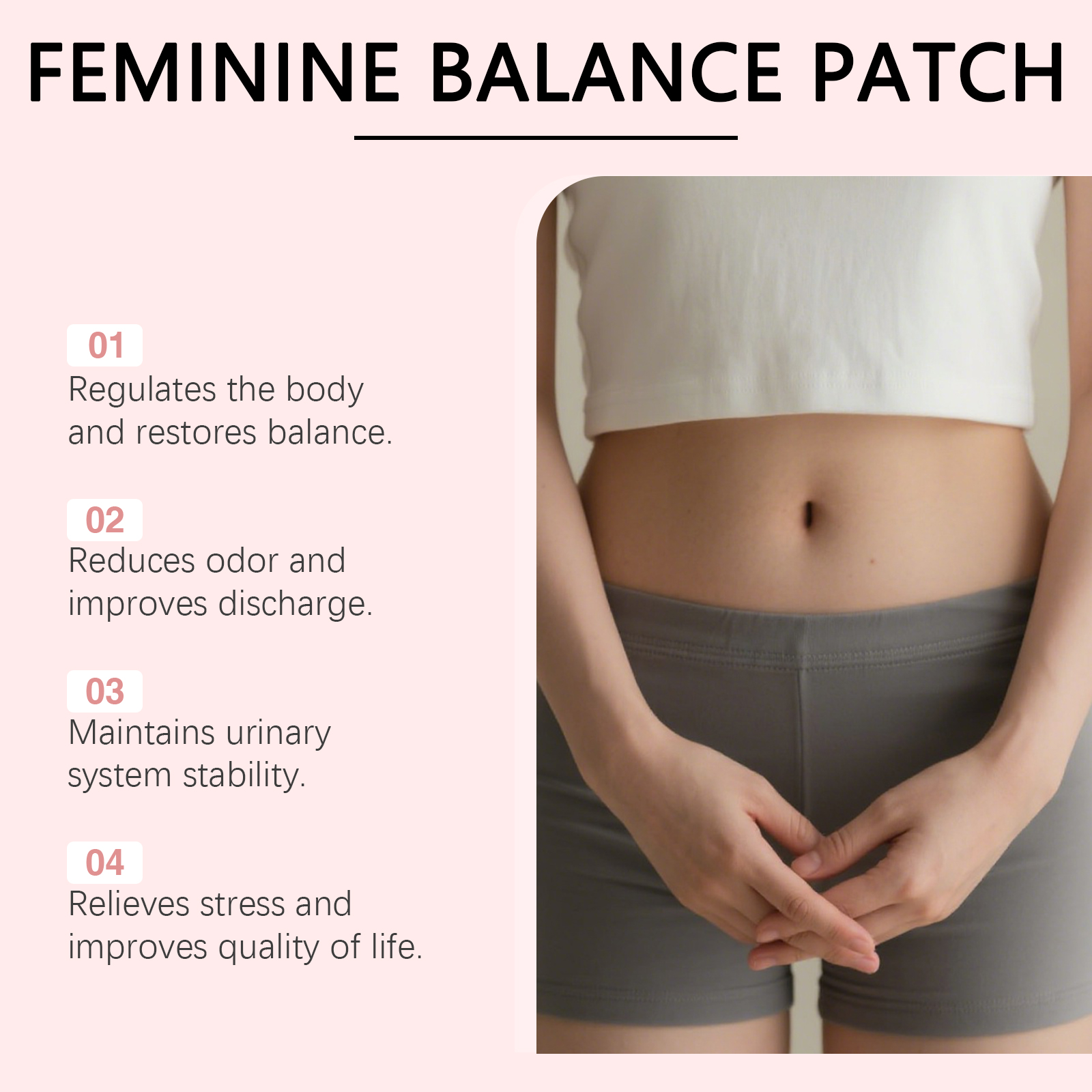 Feminine Body Care Patches Mild Ingredients Daily Nourish Protect Comfortable Skin Care For Body
