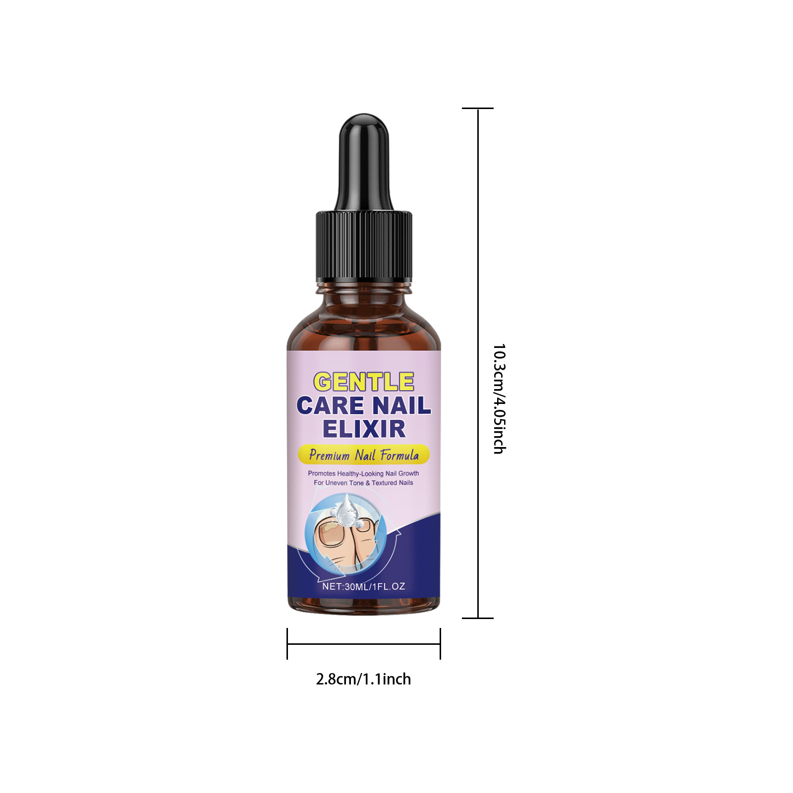 Nail Softening Care Liquid Nourish Nail Surface Moisturize Smooth Tender Mild Ingredient Comfort Natural Gloss Refreshing