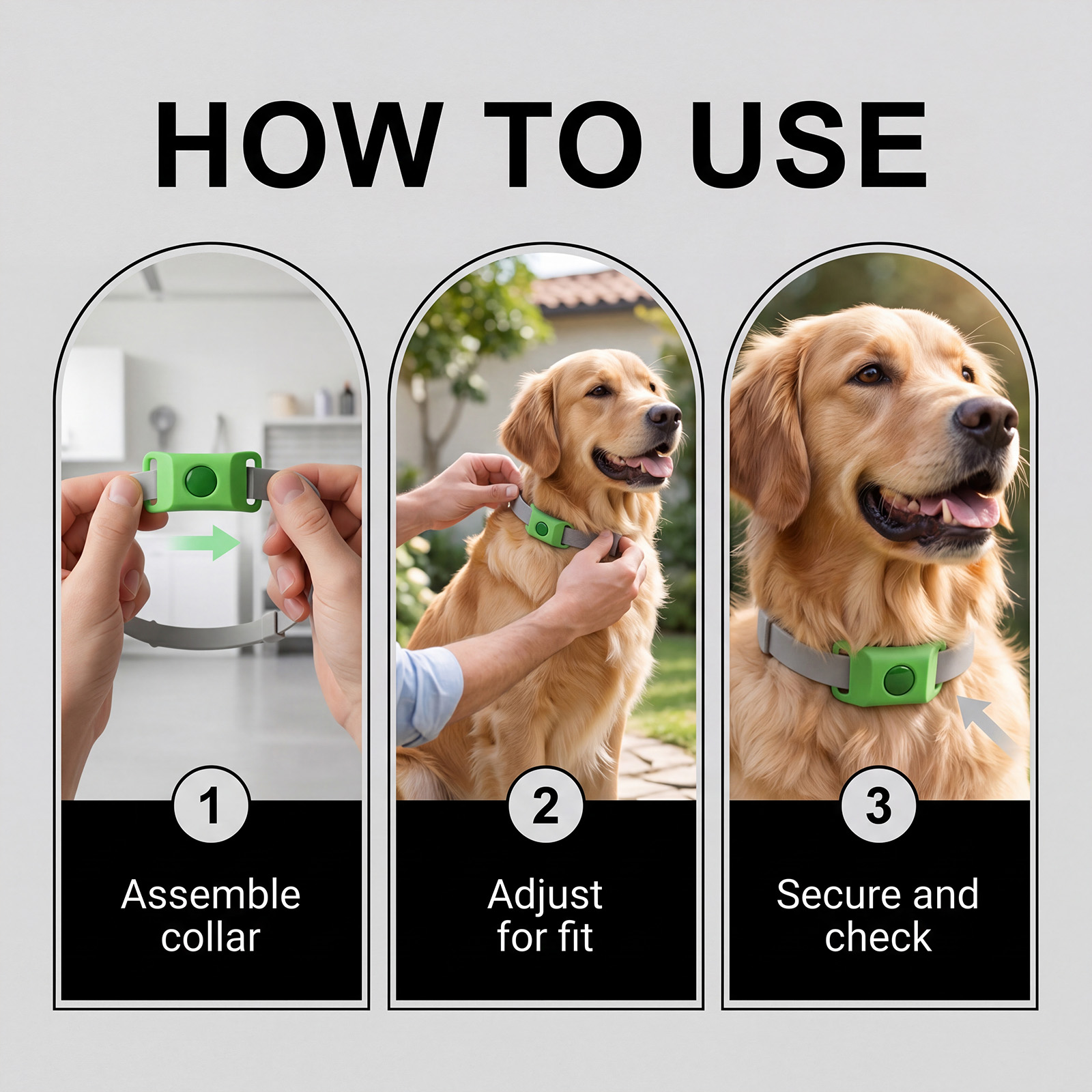 Dog Insect Repellent Collar Pet Flea Tick External Protection Durable Household Daily Use