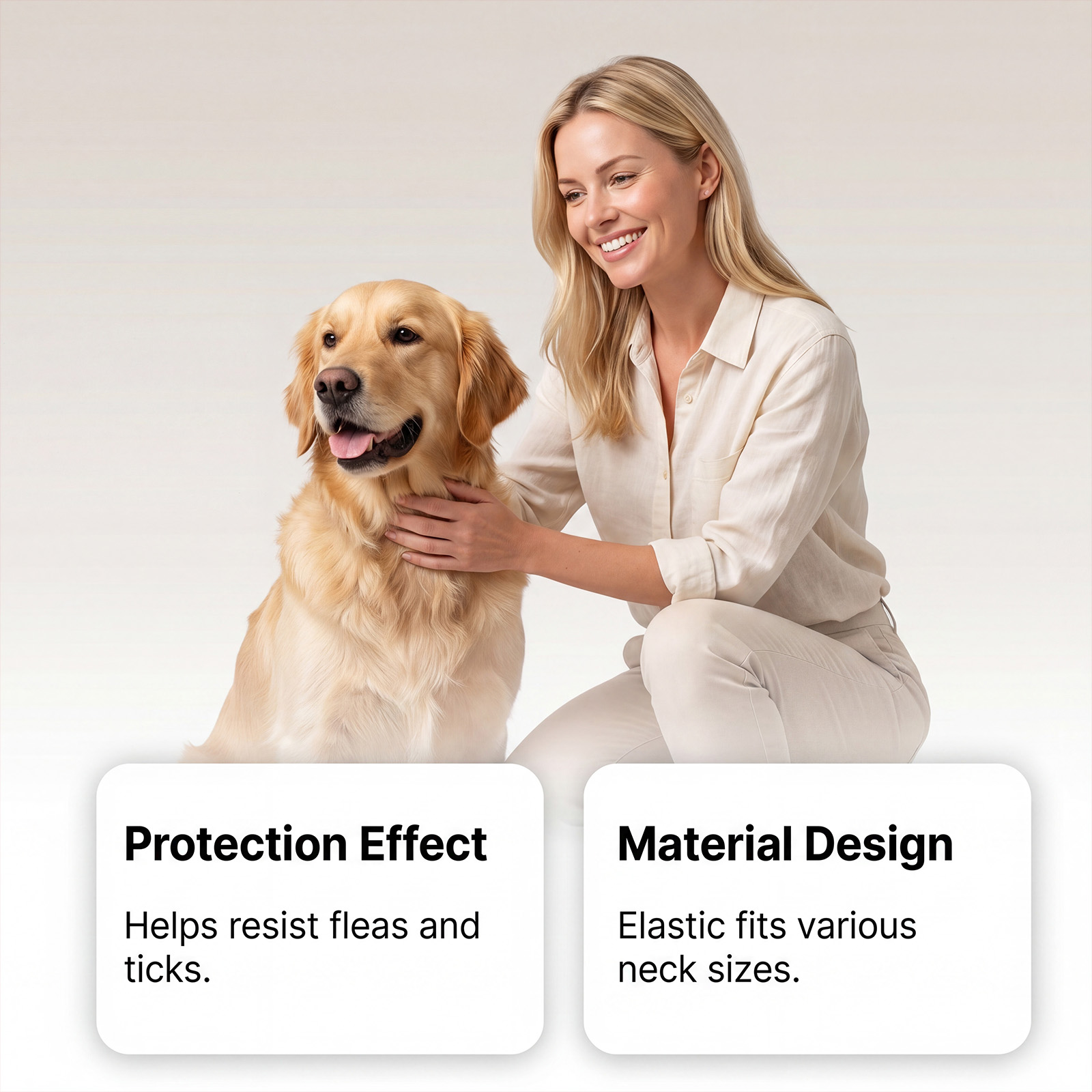 Dog Insect Repellent Collar Pet Flea Tick External Protection Durable Household Daily Use