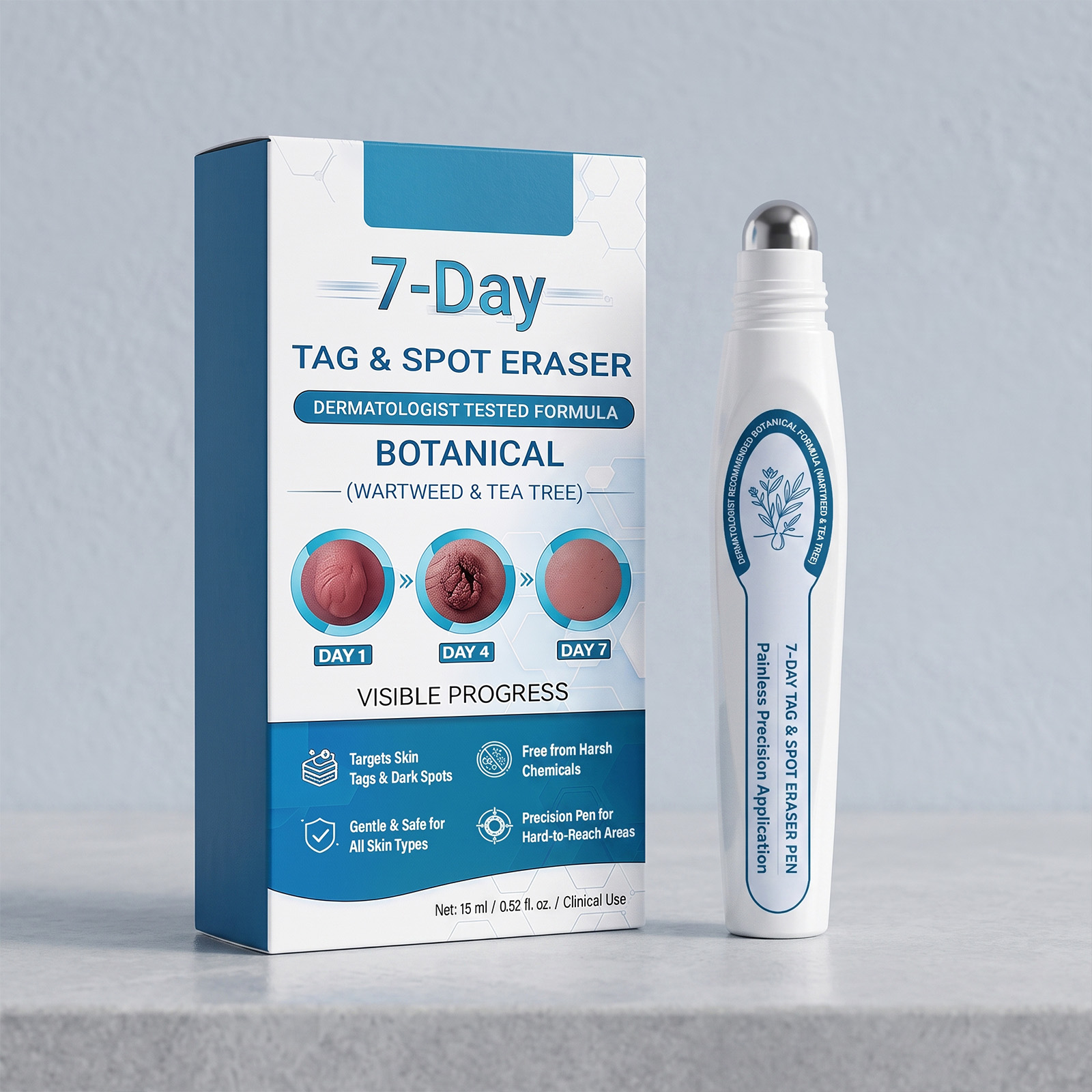 Smooth Skin Care Roller Pen Gentle Mild Daily Body Skin Tender Convenient Roller Applicator