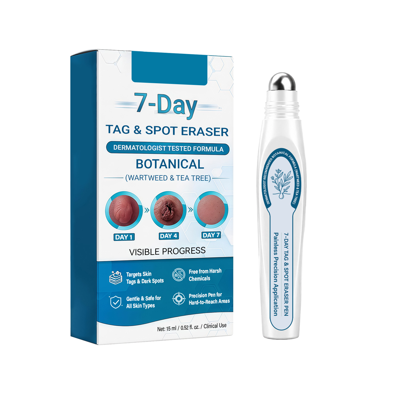 Smooth Skin Care Roller Pen Gentle Mild Daily Body Skin Tender Convenient Roller Applicator