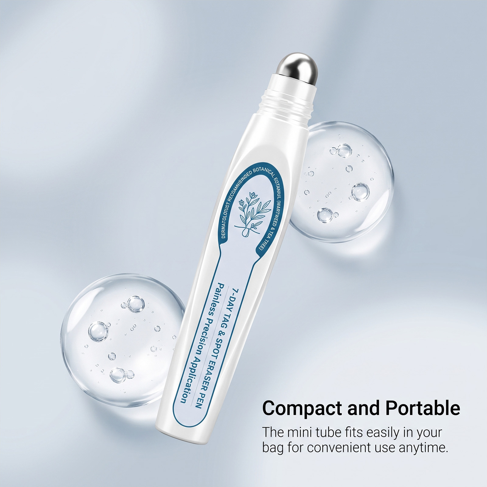 Smooth Skin Care Roller Pen Gentle Mild Daily Body Skin Tender Convenient Roller Applicator