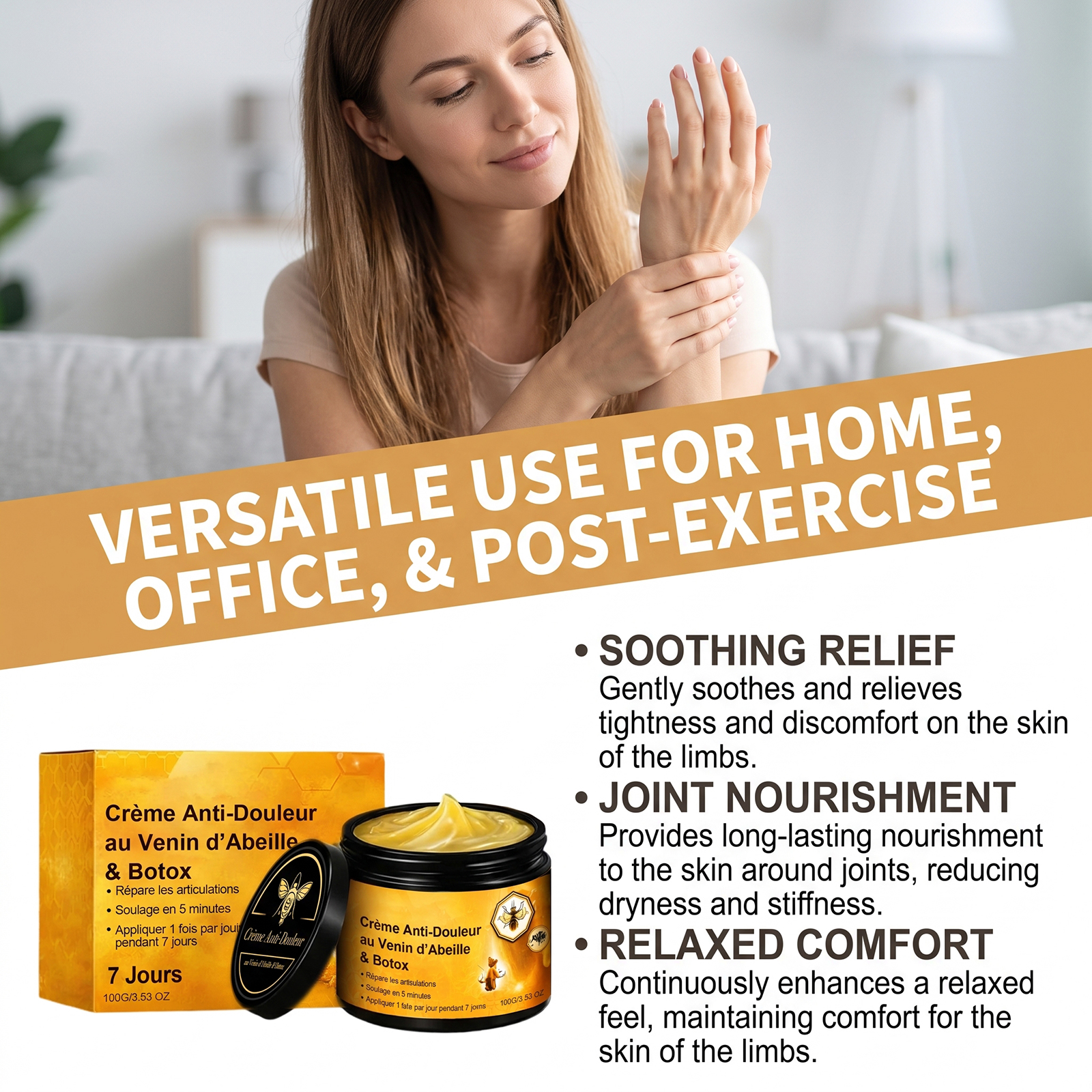 Joint Soothing Cream External Skin Care Muscle Joint Ache Relief Daily Body Nursing