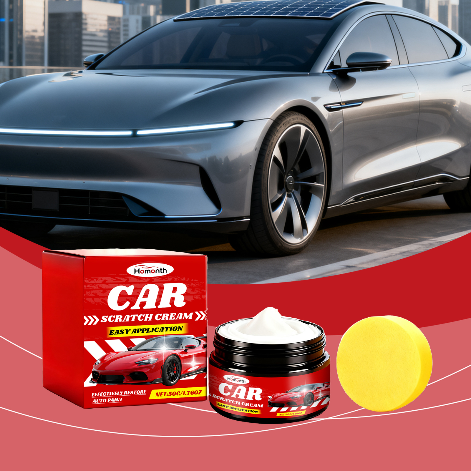 Car Scratch Care Paste Automobile Nano Coating Scuff Scratch Polishing Renovation Cleaning Care Ointment