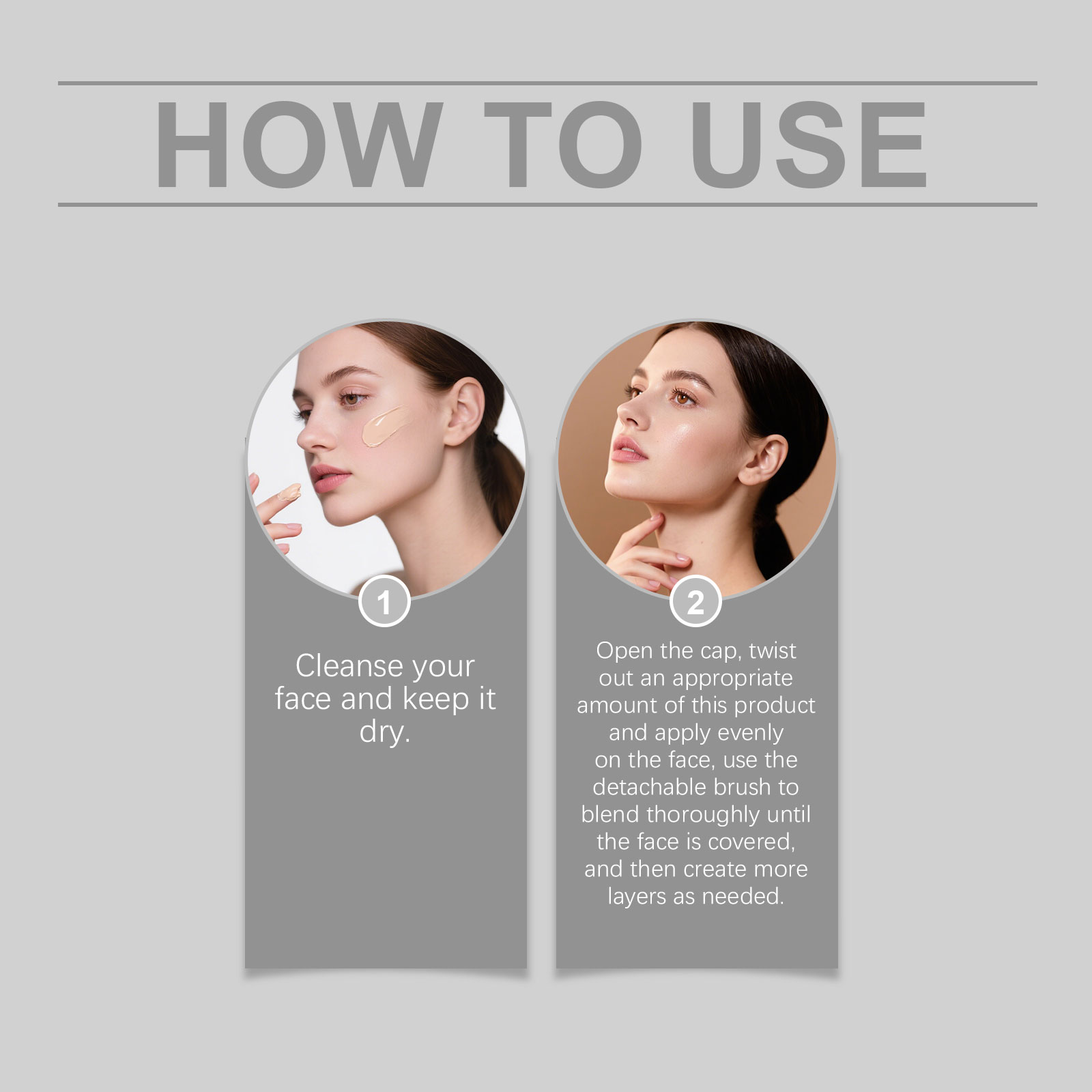 Concealer Color Changing Foundation Stick Lightweight Makeup Matte Sheer Natural Fit Facial Base Makeup