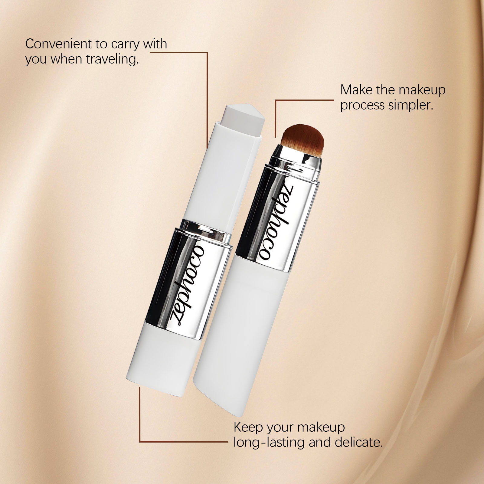 Concealer Color Changing Foundation Stick Lightweight Makeup Matte Sheer Natural Fit Facial Base Makeup