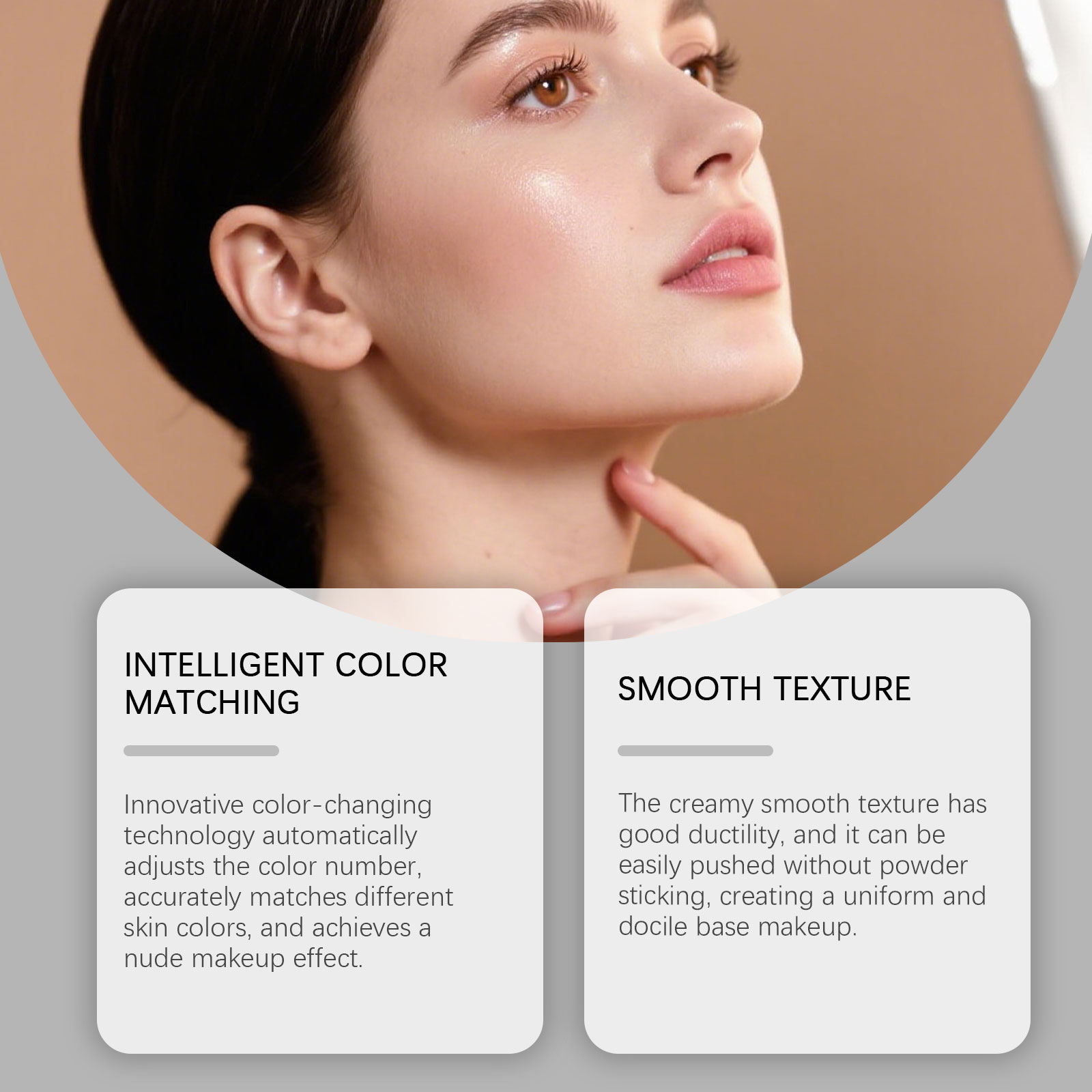 Concealer Color Changing Foundation Stick Lightweight Makeup Matte Sheer Natural Fit Facial Base Makeup