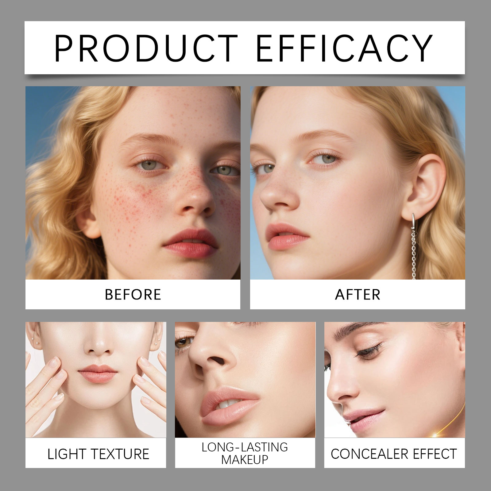 Concealer Color Changing Foundation Stick Lightweight Makeup Matte Sheer Natural Fit Facial Base Makeup