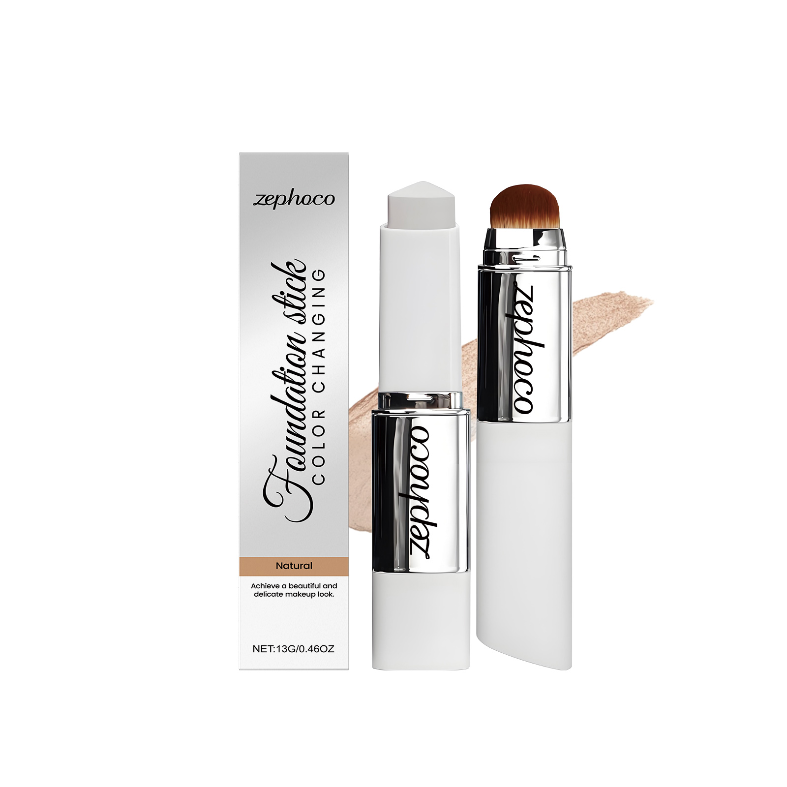 Concealer Color Changing Foundation Stick Lightweight Makeup Matte Sheer Natural Fit Facial Base Makeup