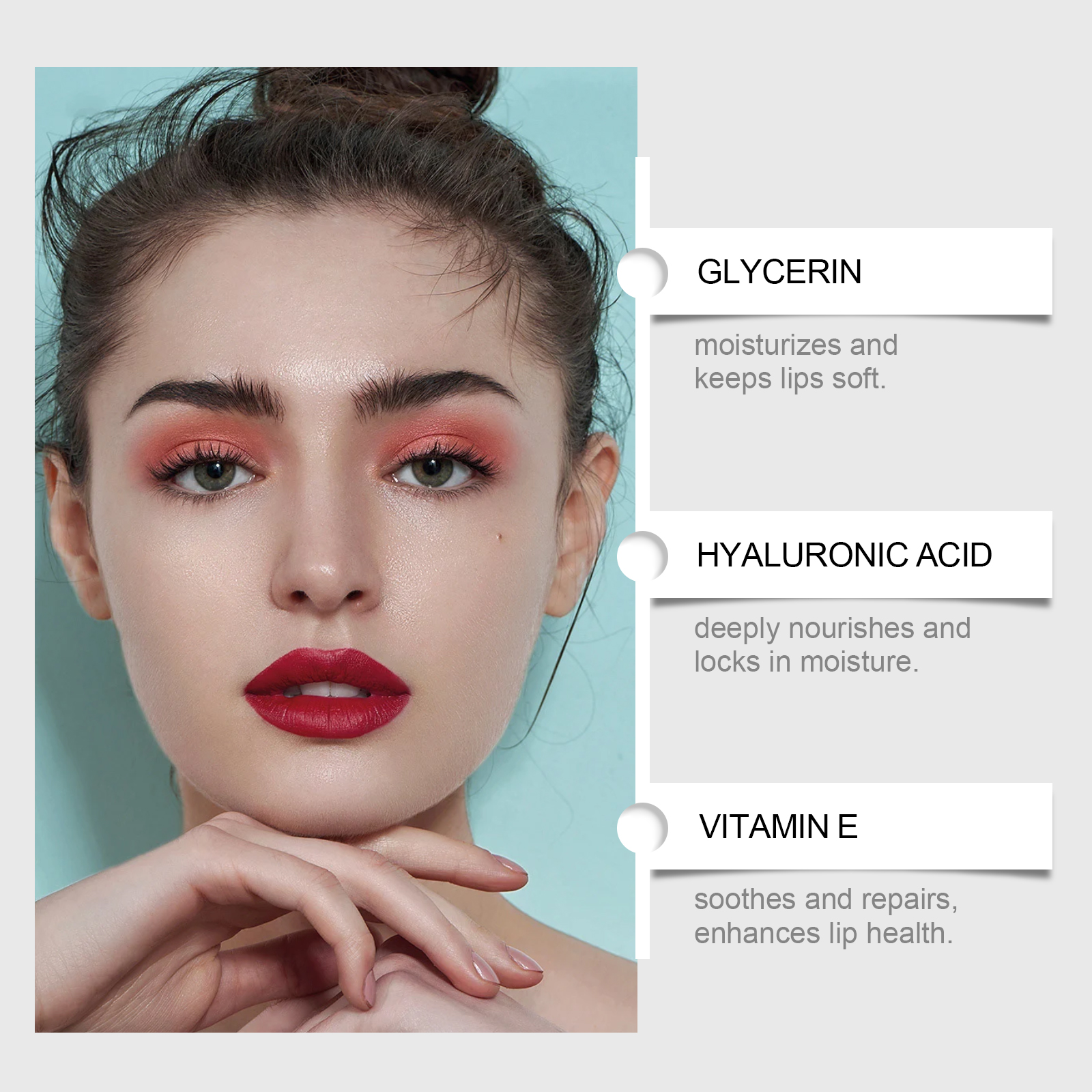 Matte Peel Lip Gloss Series Nourish Moisturize Hydrate Natural Long Lasting Color Cosmetic
